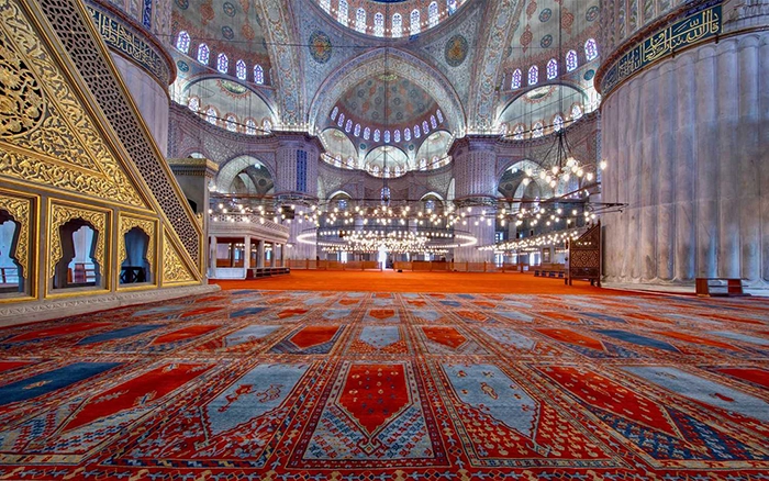 High-quality acrylic mosque carpet by Pamchal