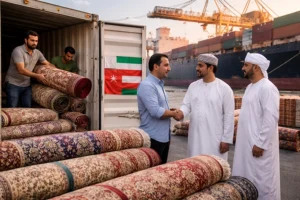 Iranian export carpet for mosques in Oman